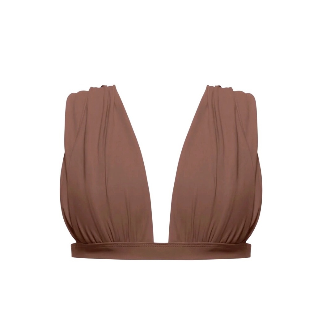 Bumpsuit The Eddie swim top chestnut maternity swim top bathing suit XL‎ brown - Picture 3 of 9
